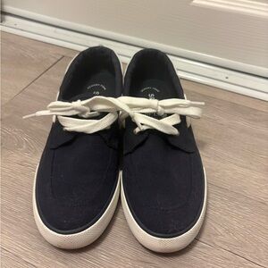 Sperry Women's Navy Canvas Boat Shoes